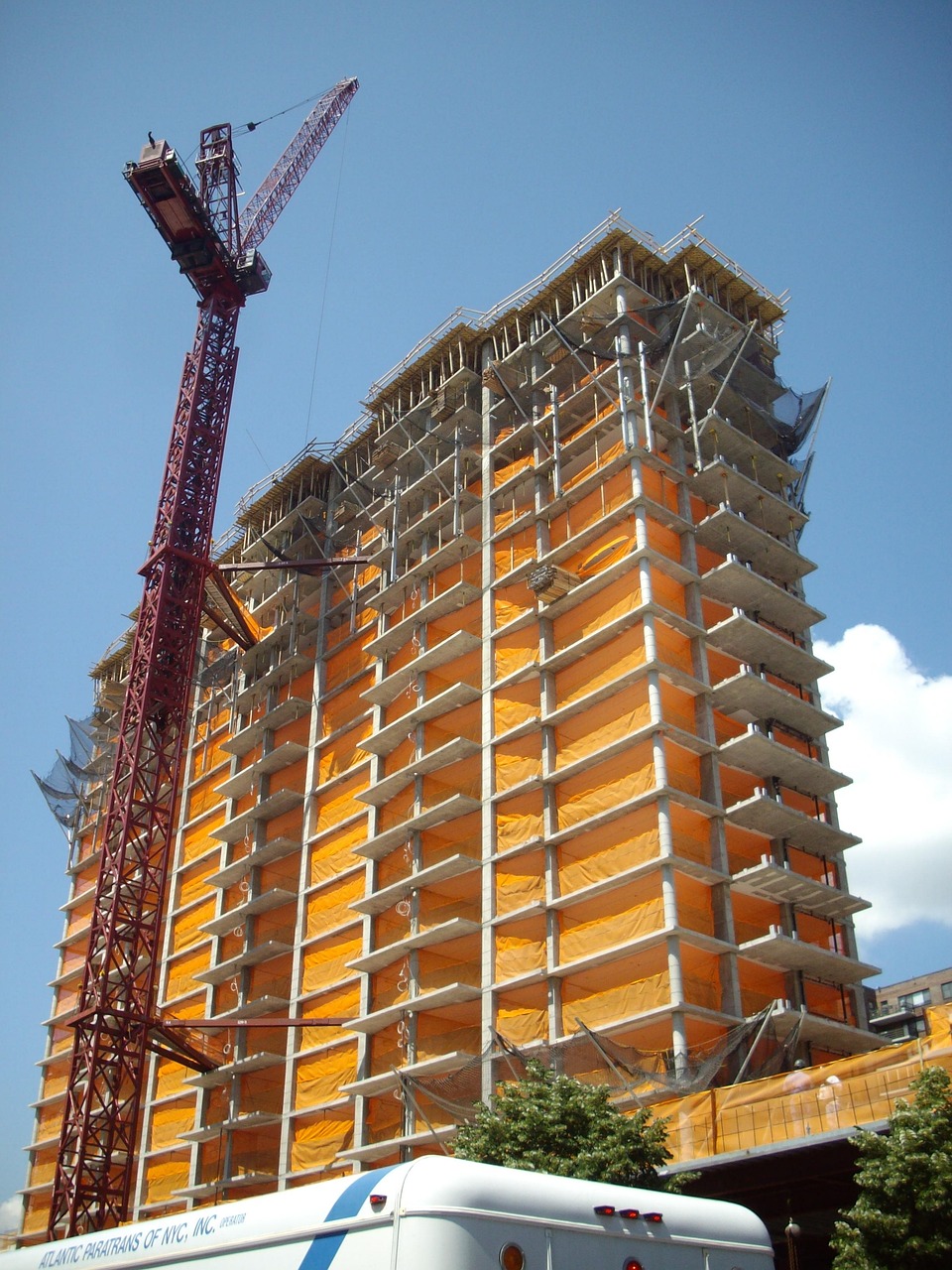 住宅建筑施工项目现场
